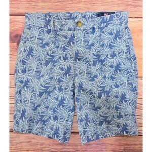 Vineyard Vines Blue Leaf Print Breaker Shorts 28